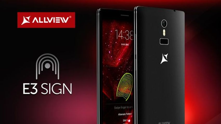 Allview E3 Sign - smartfon z czytnikiem linii papilarnych i dual-SIM