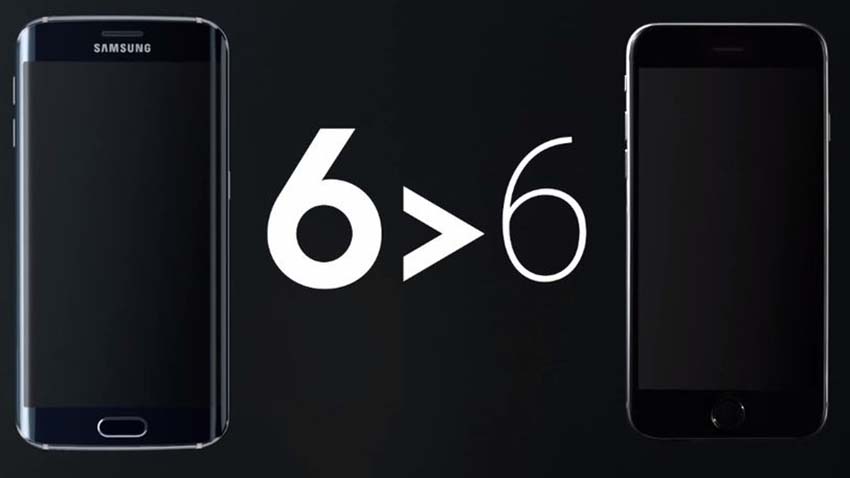 Samsung nabija się z iPhone?a 6 w nowych reklamach Galaxy S6 Edge