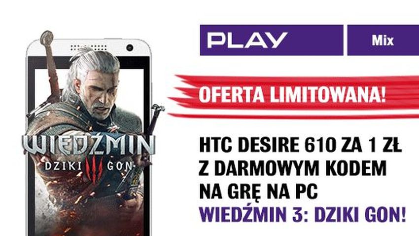 Promocja Play: Wiedźmin 3 za darmo z Formułą Mix