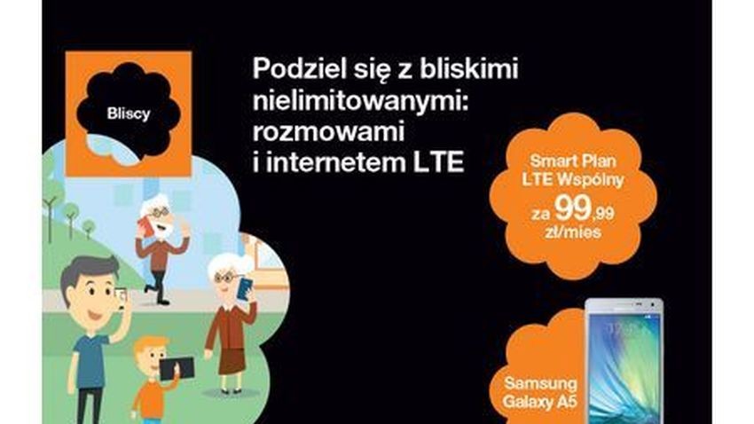Orange prezentuje Smart Plany LTE ? nielimitowane rozmowy i wiadomości oraz duże pakiety Internetu i współdzielenie usług