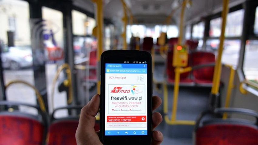 Internet w setkach miejskich autobusów od 2016 roku