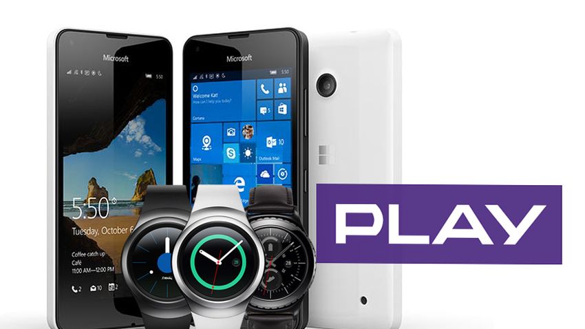 Samsung Gear S2 i Microsoft Lumia 550 w Play