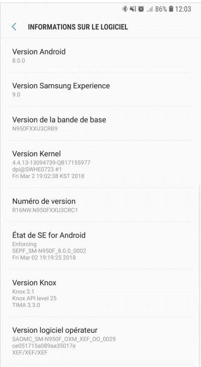 note 8 oreo