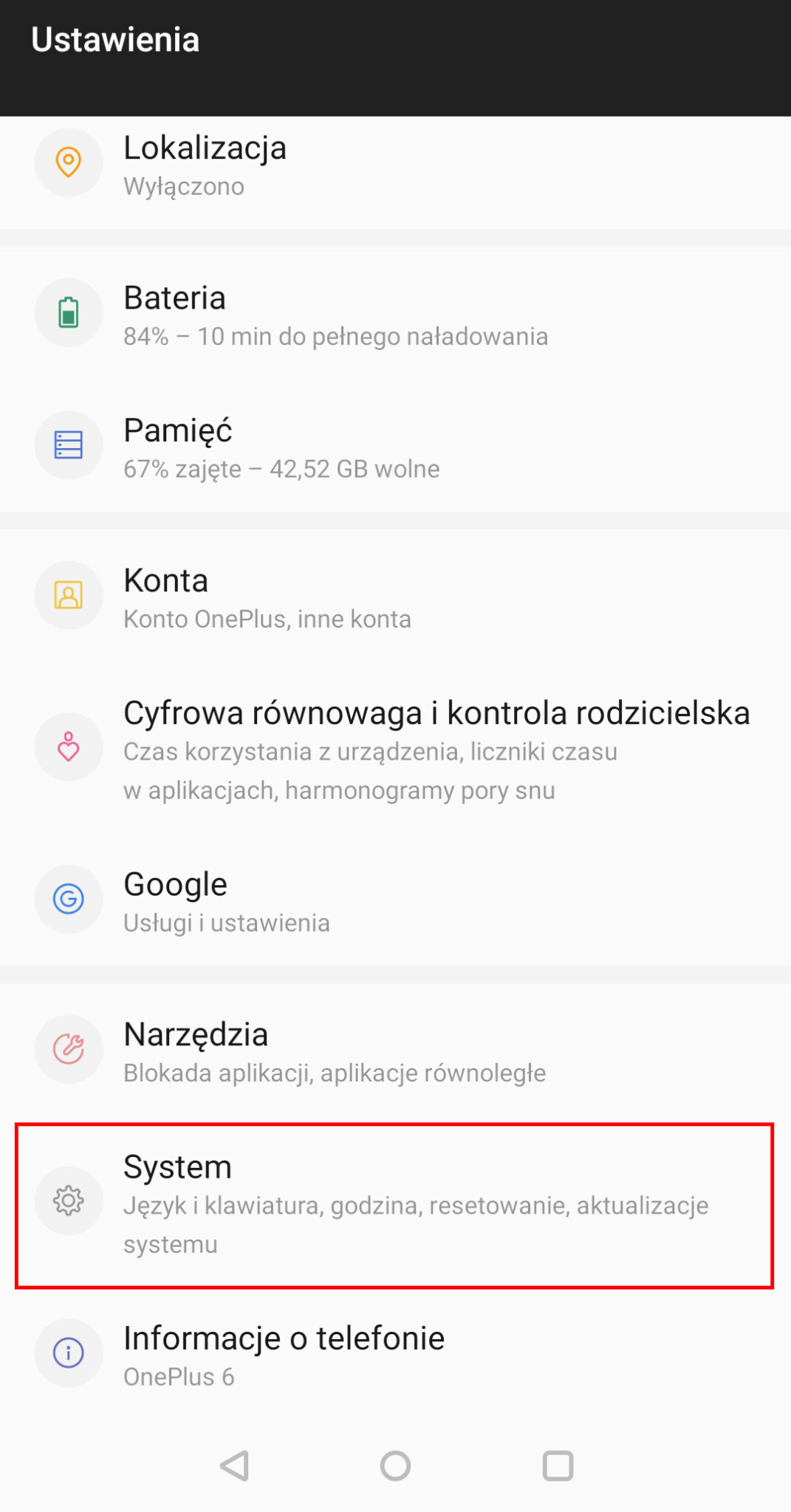 JAK ZRESETOWA ANDROIDA visual data 6